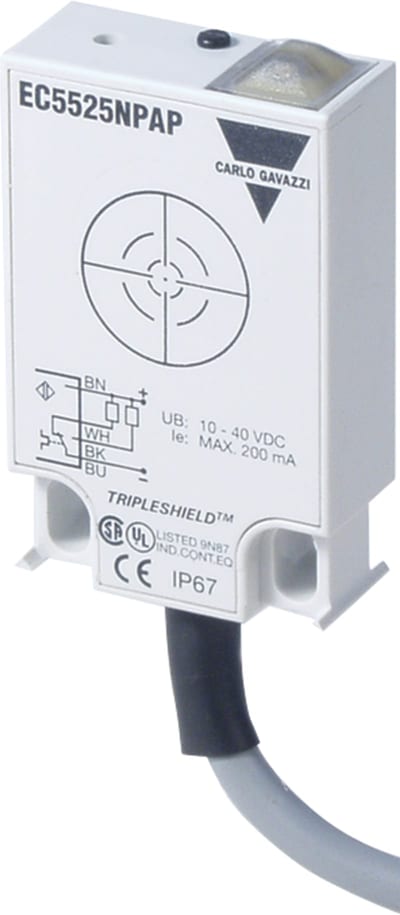 KAP.Transmitter Flat,NPN,NO+NC,CAB (EC5525NPAP)