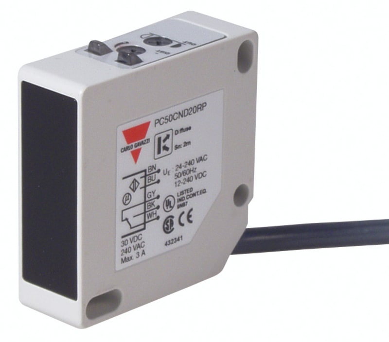 Photoelectric Sensor, Direct Flat,Relay,NO+NC,CAB (PC50CND10RP)