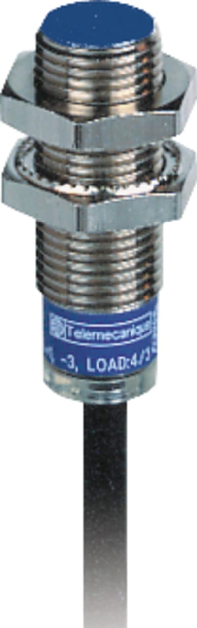 Telemecanique OsiSense XS512B1PAL5 Inductive Proximity Sensor — M12 barrel, Sn 2 mm, PNP, NO, pre-wired cable