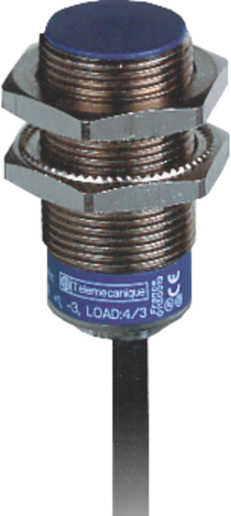 Telemecanique OsiSense XS518B1PAL10 Inductive Proximity Sensor — M18 barrel, Sn 5 mm, PNP, NO, pre-wired cable