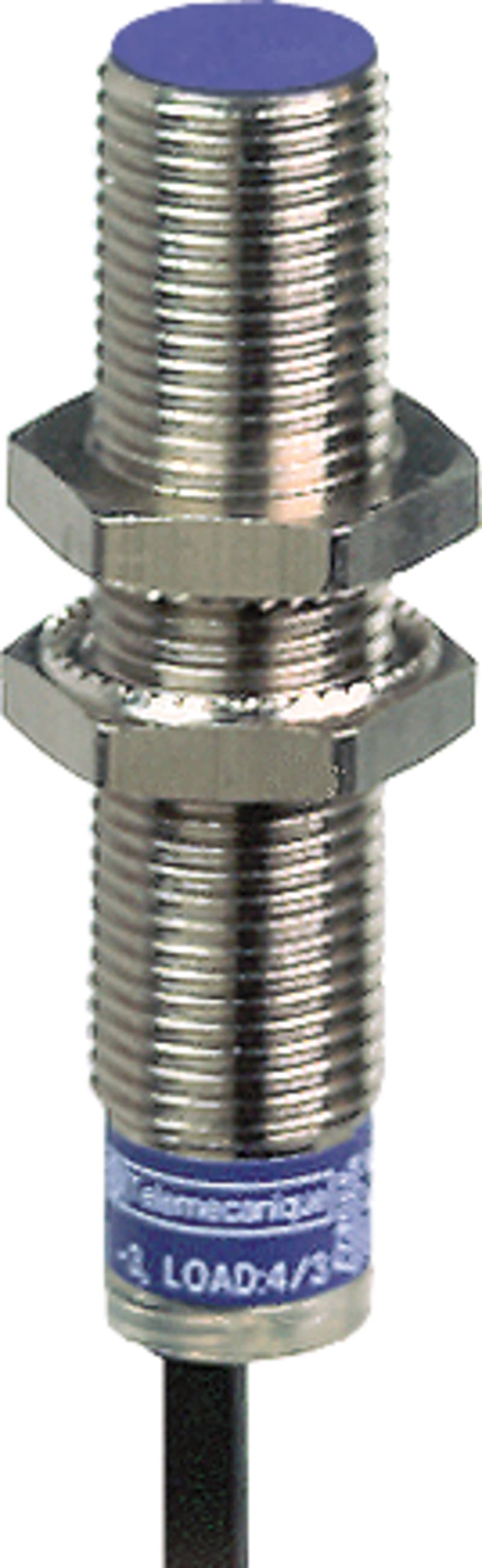 Telemecanique OsiSense XS612B1MBL5 Inductive Proximity Sensor — M12 barrel, Sn 4 mm, 2-Wire AC/DC, NC, pre-wired cable