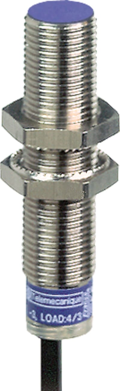 Telemecanique OsiSense XS612B1MBL5 Inductive Proximity Sensor — M12 barrel, Sn 4 mm, 2-Wire AC/DC, NC, pre-wired cable