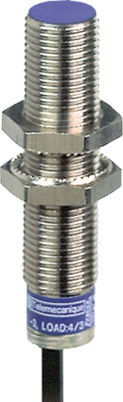 Telemecanique OsiSense XS612B1PBL5 Inductive Proximity Sensor — M12 barrel, Sn 4 mm, PNP, NC, pre-wired cable