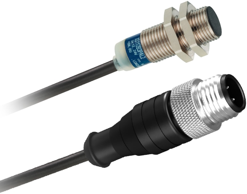 Telemecanique OsiSense XS612B2PAL01M12 Inductive Proximity Sensor — M12 barrel, Sn 5 mm, PNP, NO, M12 connector (4-Pin)