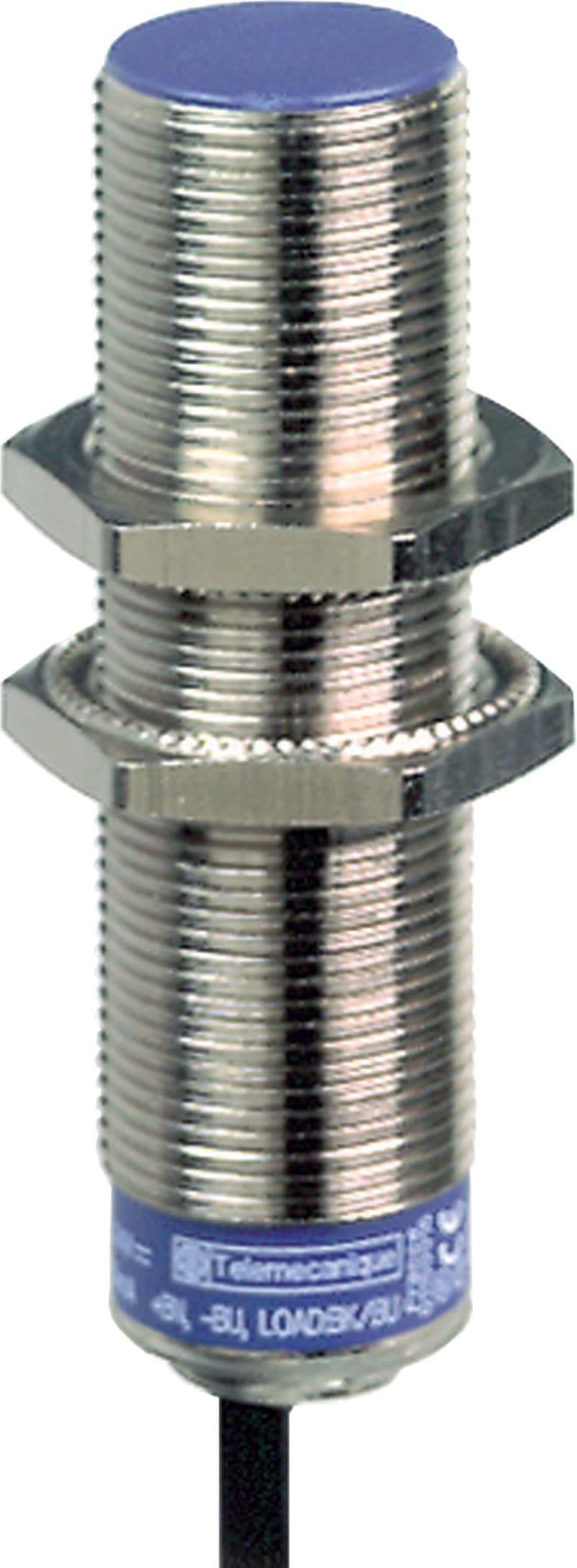 Telemecanique OsiSense XS618B1MBL10 Inductive Proximity Sensor — M18 barrel, Sn 8 mm, 2-Wire AC/DC, NC, pre-wired cable