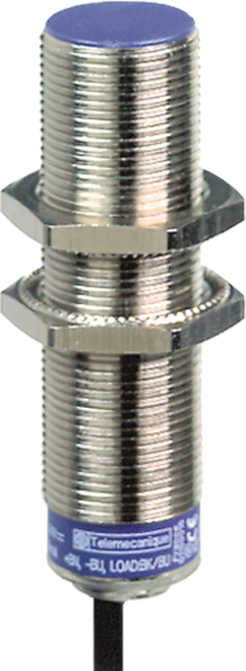 Telemecanique OsiSense XS618B1NAL5 Inductive Proximity Sensor — M18 barrel, Sn 8 mm, NPN, NO, pre-wired cable