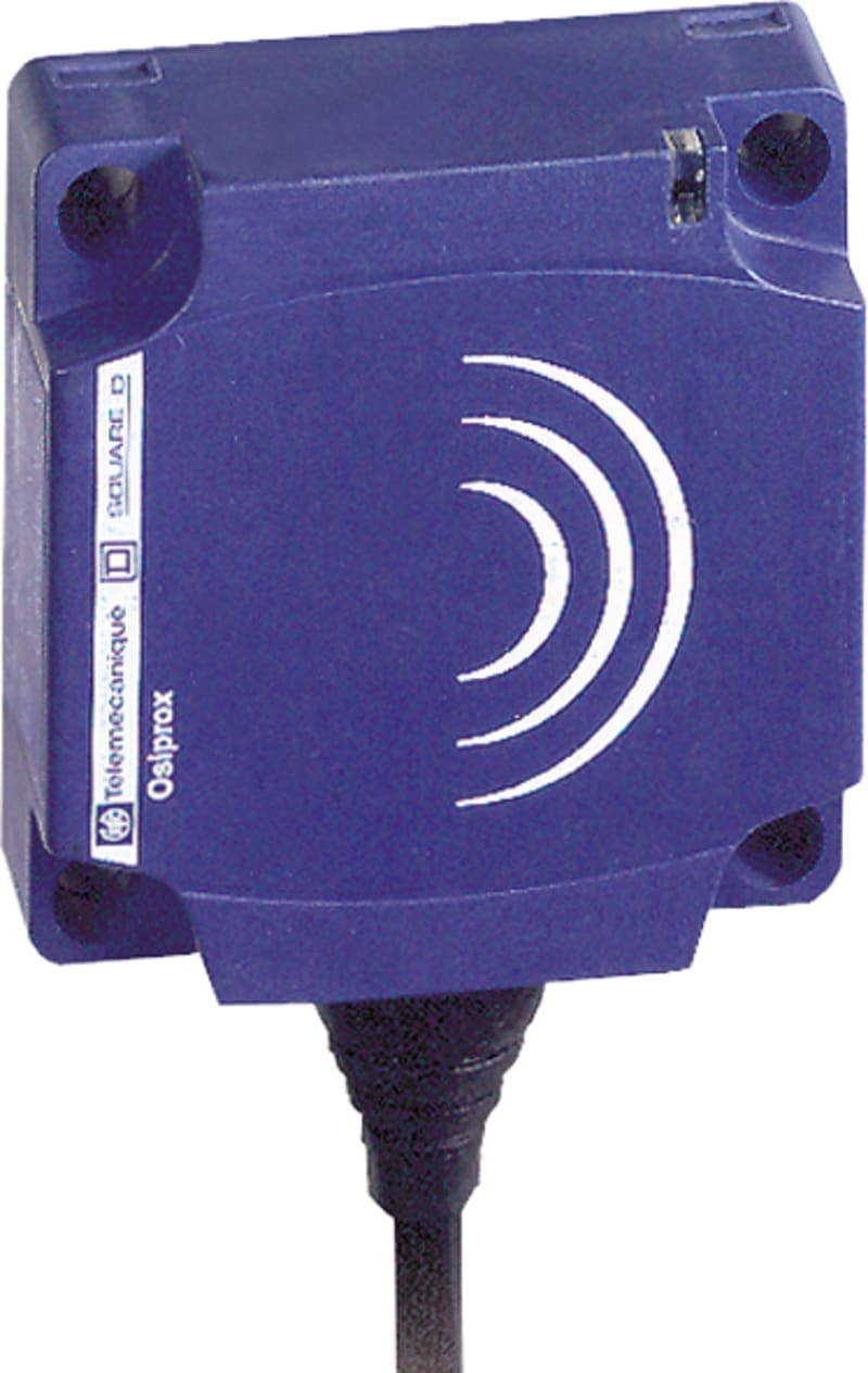 Telemecanique XS7C1A1DAL5 Optimum Inductive Proximity Sensor 40 × 40 mm, DC 2-Wire NO, 5 m cable