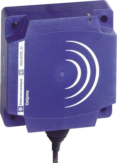 Telemecanique XS7D1A1DAL5 Optimum Inductive Proximity Sensor 80 × 80 mm, DC 2-Wire NO, 5 m cable