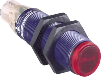 Telemecanique XUB1ANBNM12 Photoelectric Sensor M18, Retroreflective, Plastic, NPN, M12 connector