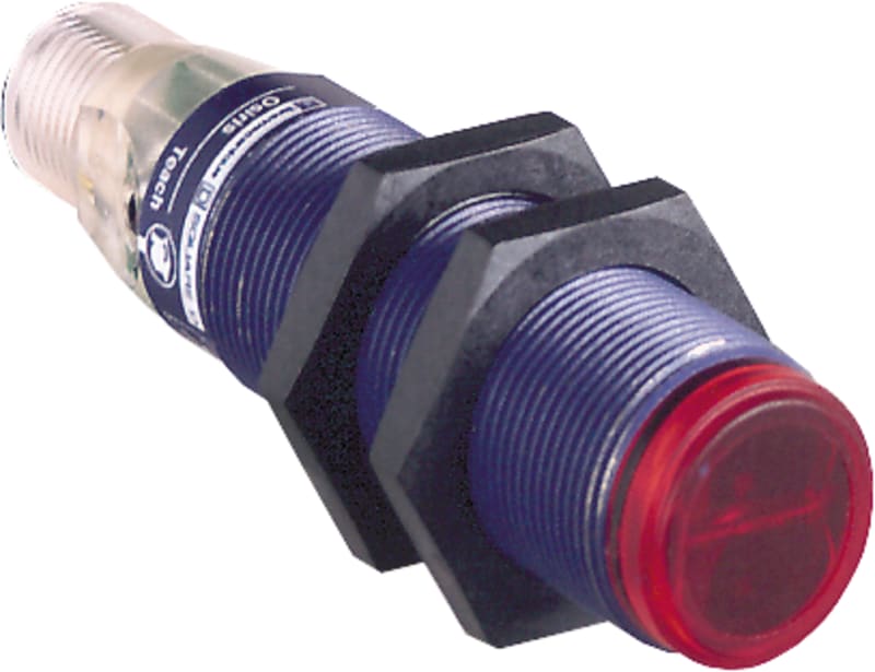 Telemecanique XUB4APBNM12 Photoelectric Sensor, Diffuse, Plastic, PNP, NC, M12 connector
