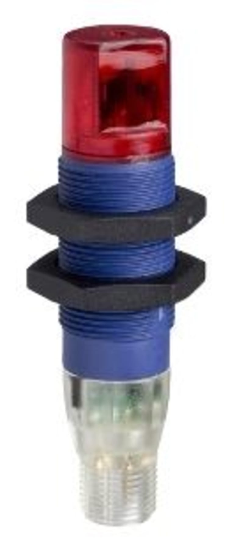 Telemecanique XUB4BPAWM12 Photoelectric Sensor, Diffuse, Metal, PNP, NO, 90° Head, M12 connector