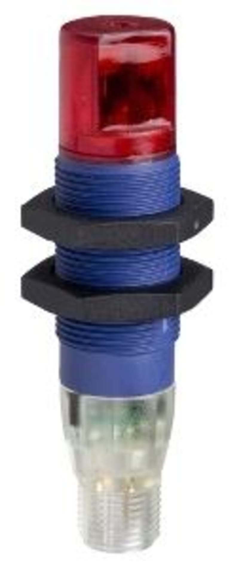 Telemecanique XUB5ANAWM12 Photoelectric Sensor, Diffuse, Plastic, NPN, NO, 90° Head, M12 connector