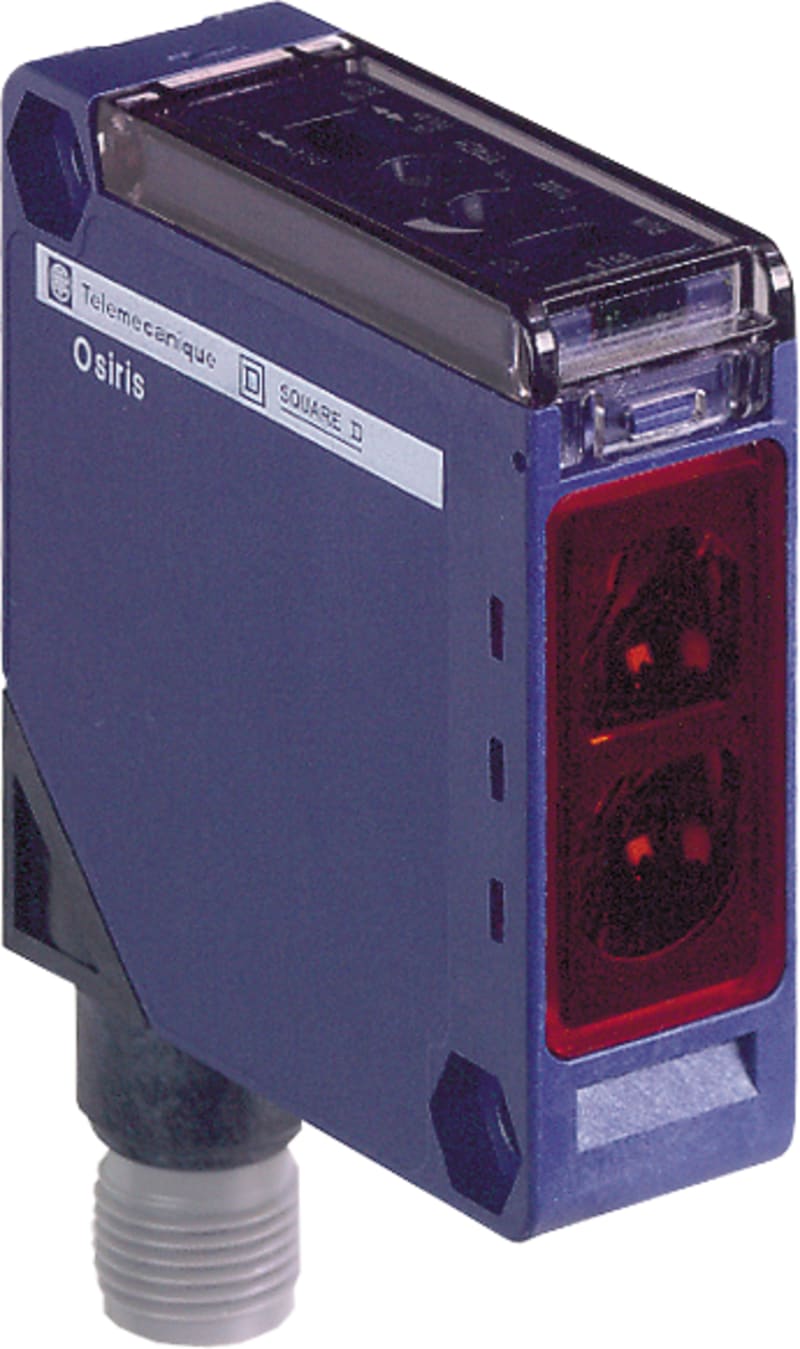 Telemecanique XUK9ANBNM12 Photoelectric Sensor, Polarised Reflex, Plastic, NPN, NC, M12 connector