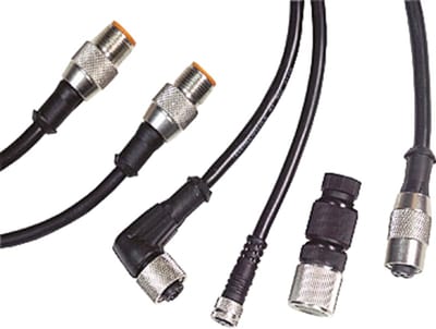 Telemecanique XZCP1965L5 Sensor Cable, M8 female angled, 3-pin, 5 m