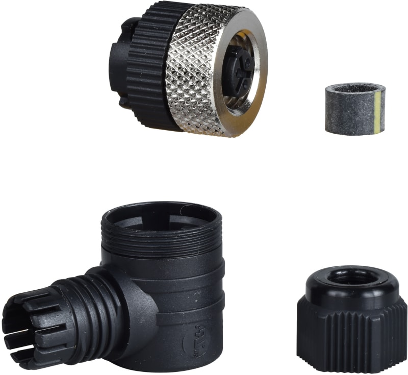 Telemecanique XZCC20FCM30B Field-Wireable Connector, Female, Angled