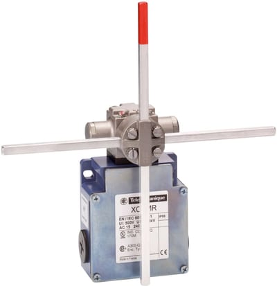 Telemecanique XCKMR54D1H29 Limit Switch, Metal Cross Lever, Metal Body, M20 cable entry