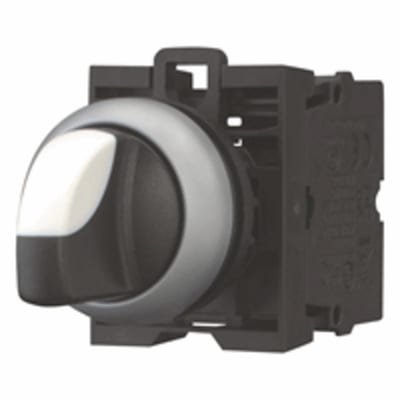 Eaton M22 Complete Rotary Switch 1NO 2-Position Latched