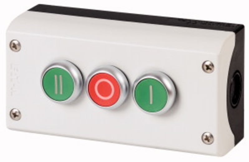 BOX with 3 Buttons 3S+3TO (M22-I3-M1)