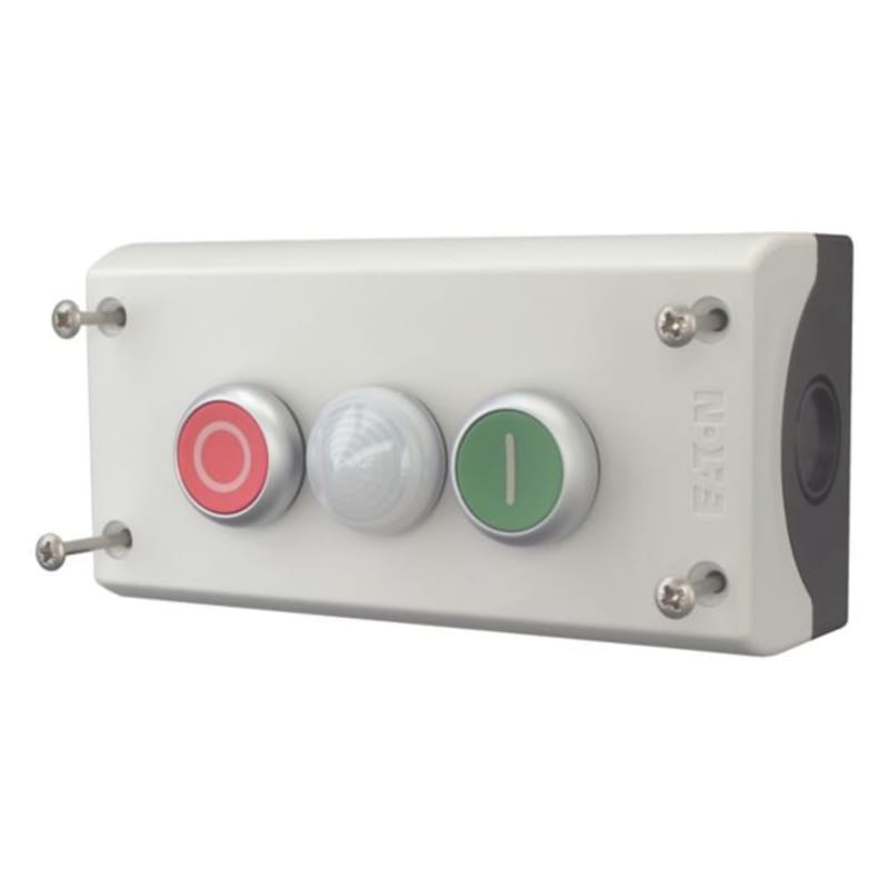 BOX with 2 Buttons+luminaire 230V (M22-I3-M2)