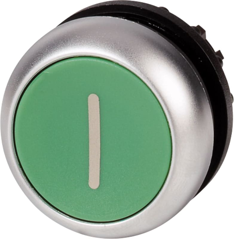 PUSH-Button Green in FLAT (M22-D-G-X1)