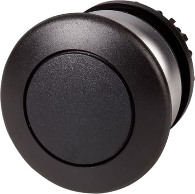 Mushroom pushbutton Black