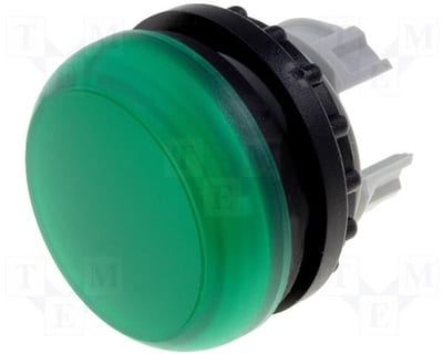 Lamp Front Green FLAT IP66