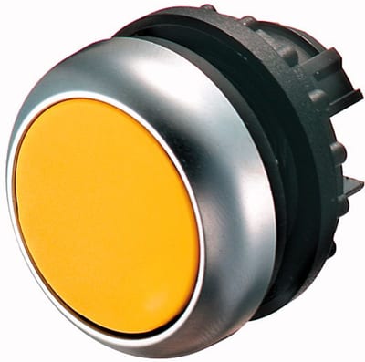 Illuminated Push Button Yellow FLAT IP66
