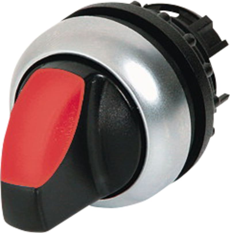 Selector switch with LIGHT RED 0-1 FAST (M22-WRLK-R)
