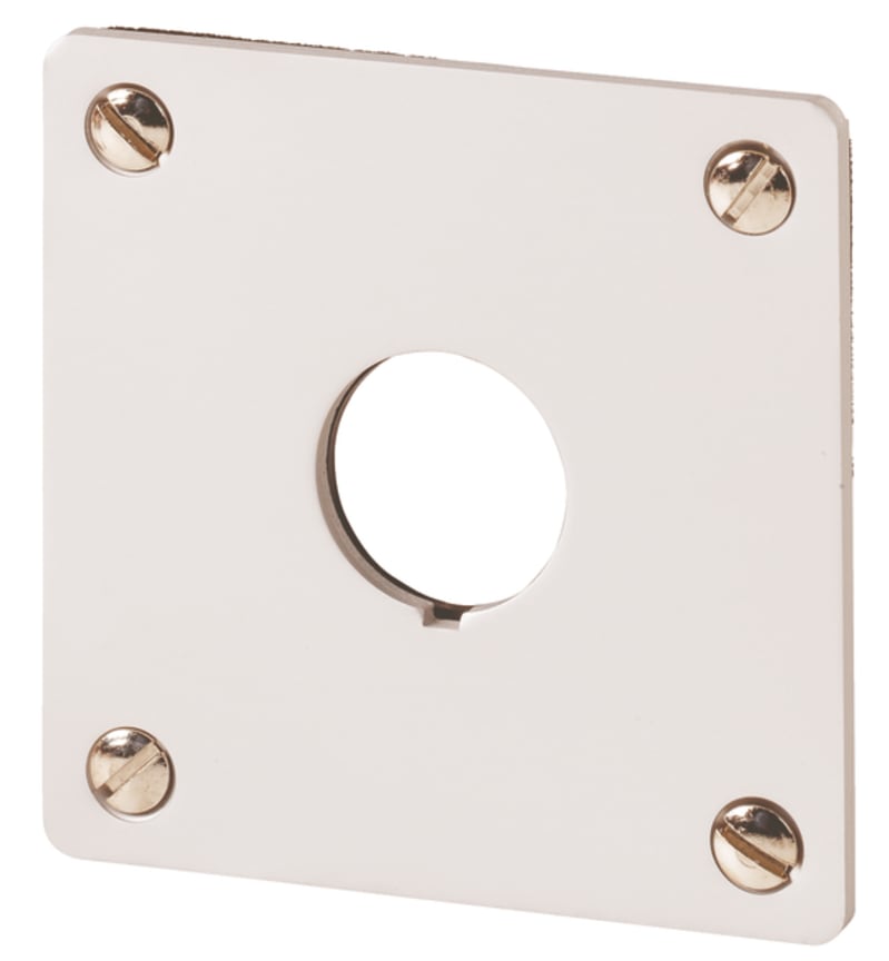 Front Plate ALU. 1 HOLE (M22-E1)