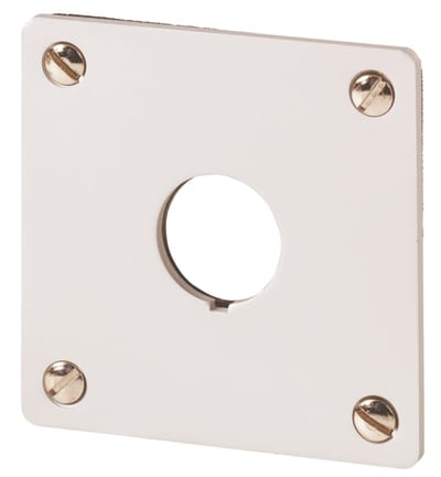 Front Plate ALU. 1 HOLE