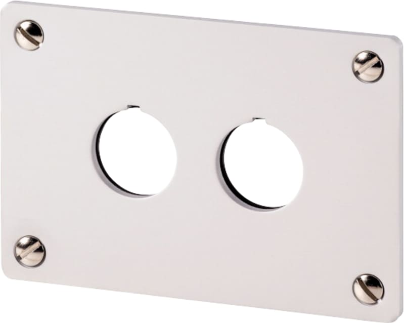 Front Plate ALU. 2 HOLE (M22-E2)