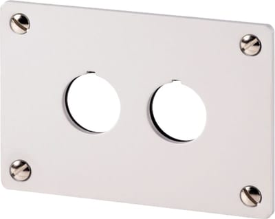 Front Plate ALU. 2 HOLE