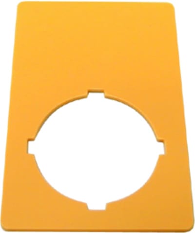 Sign 33X50 Blanko for Emergency STOP
