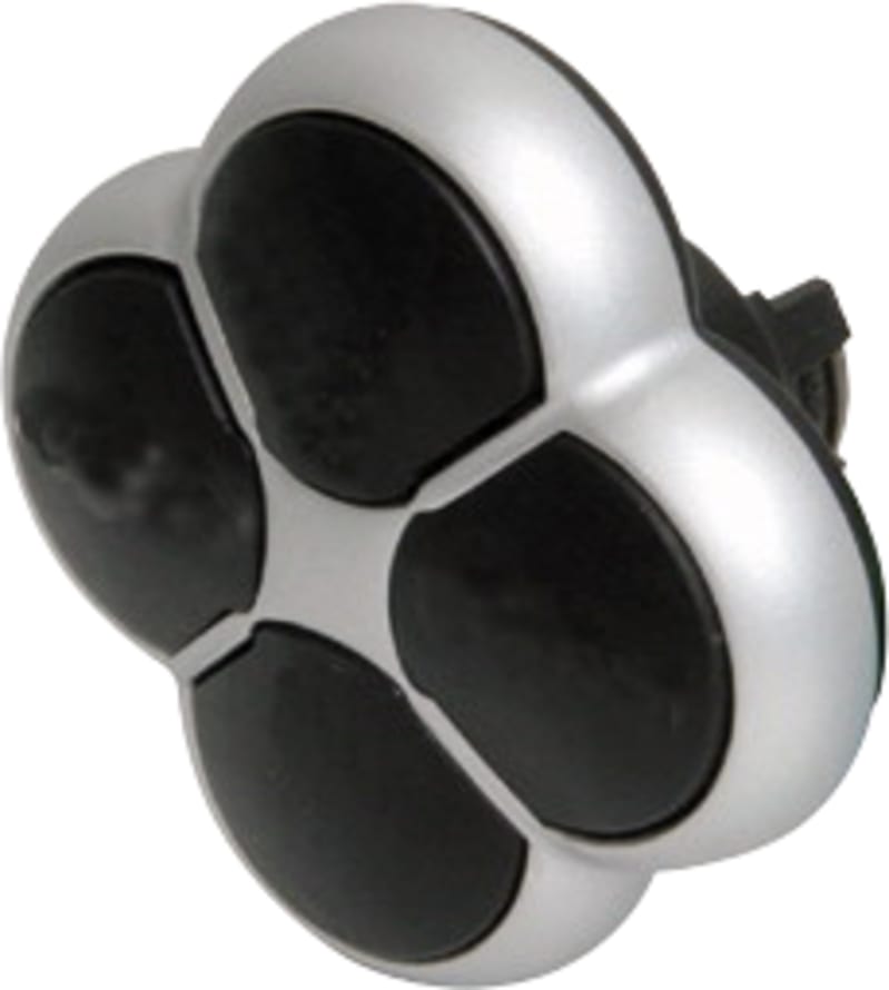 Push-Button w/4 Buttons Black Impulse (M22-D4-S)