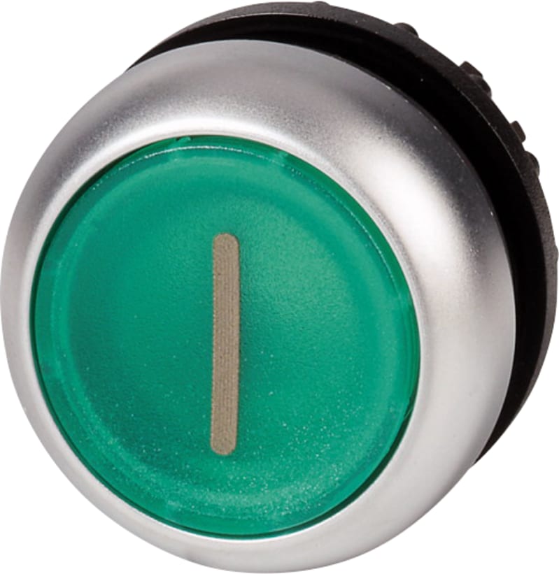 ILLUMINATED PUSH BUTTON, IMP, Green/Start (M22-DL-G-X1)