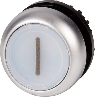 ILLUMINATED PUSH BUTTON, IMP, White/Start