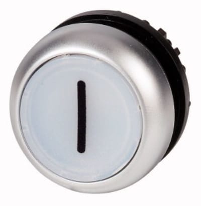 Push-button with light, RMQ (M22-DRL-W-X1)
