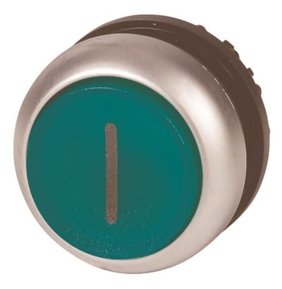 ILLUMINATED PUSH BUTTON, IMP, Green/Start (M22-DLH-G-X1)