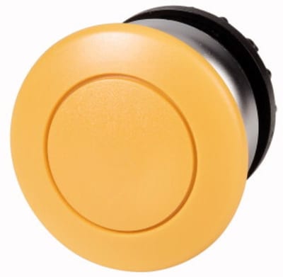 Eaton Mushroom Actuator, Maintained, Yellow