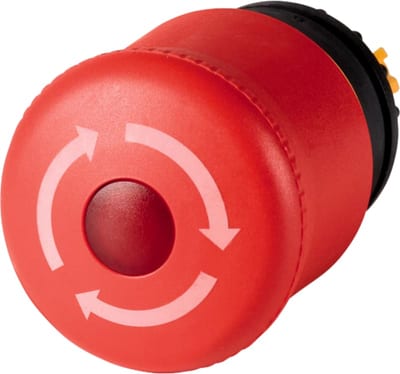 Emergency STOP with LIGHT, Push/turn