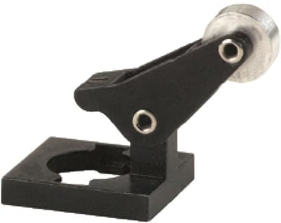 Angled roller lever