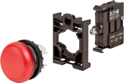 Complete Indicator Light, Front Mount, Red LED