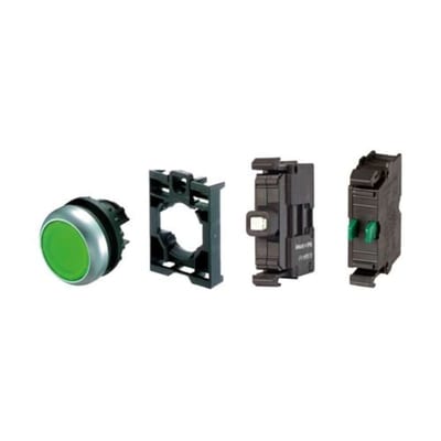 Push-button with light, RMQ (M22-DL-G-K10LED-BVP)