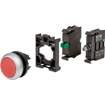 Push-button with light, RMQ (M22-DL-R-K10LED-BVP)