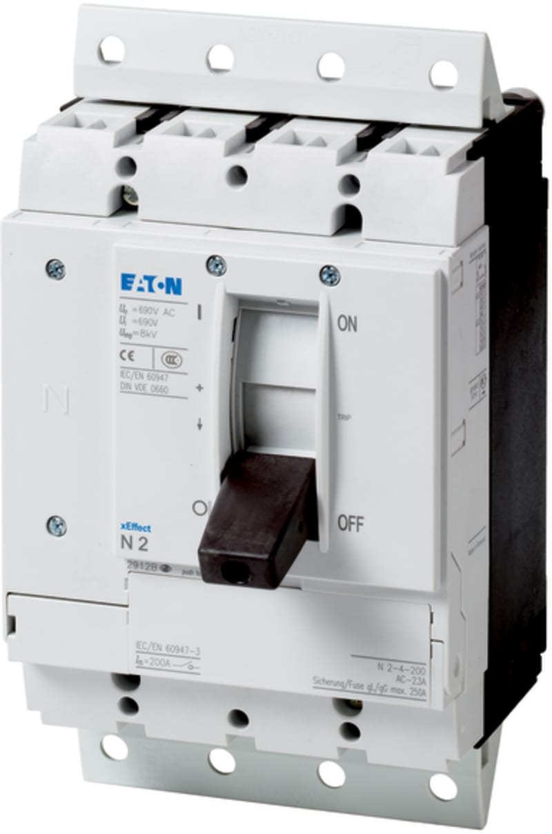 Eaton Pluggable N2 load-break switch 200A 4-Pole