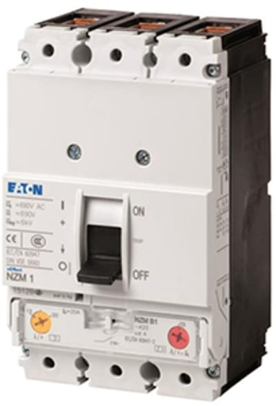 Eaton NZMB1-A100 Molded-Case Circuit Breaker 3-Pole 100A 25KA