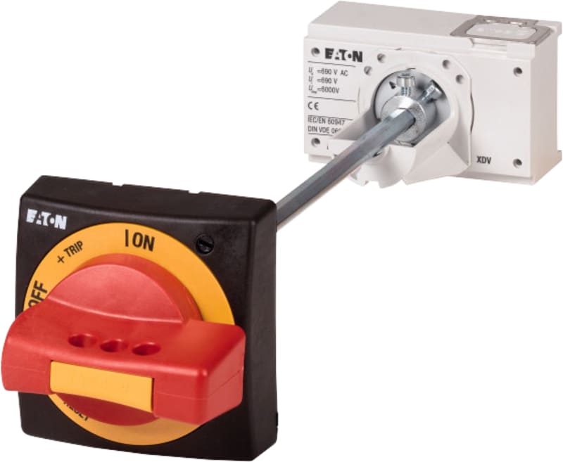 Eaton NZM1-XTVDVR Red Lockable Door-Coupling Rotary Handle