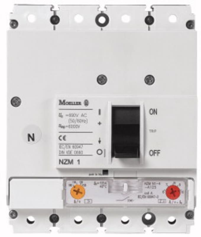 Eaton NZMN1-4-A100 Molded-Case Circuit Breaker 4-Pole 100A 50KA