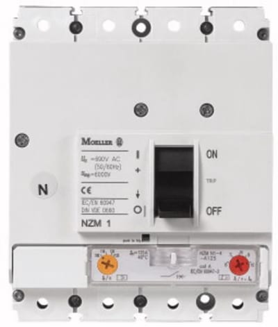 Eaton NZMN1-4-A100 Molded-Case Circuit Breaker 4-Pole 100A 50KA