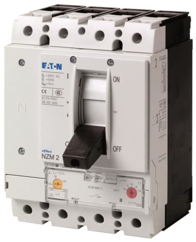Eaton NZMN2-4-A160 Molded-Case Circuit Breaker 4-Pole 160A 50KA